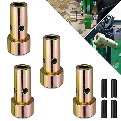 VIAGL 2 Pair of Cat 1 Quick Hitch Adapter Bushings Set for Category I 3-Point Tractors Use with Quick Hitch System