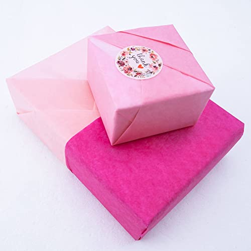 60 Sheets Gift Tissue Paper Bulk,20" x 14",Tissue Paper for Gift Bags,DIY and Crafts,Gift Wrapping Tissue Paper for Valentine's Day Mother's Day Birthday Wedding Baby Shower, 3 Colors (Pink)