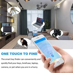 4 Pack Bluetooth Anti-Lost Device Smart Item Locator Alarm Tracker Wallet Mobile Phone Two-Way Voice pet Elderly Anti-Lost Device Key Chain