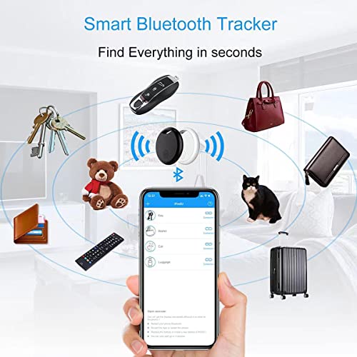 4 Pack Bluetooth Anti-Lost Device Smart Item Locator Alarm Tracker Wallet Mobile Phone Two-Way Voice pet Elderly Anti-Lost Device Key Chain