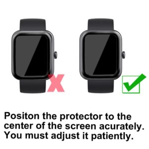 smaate 3D Screen Protector for i13, Compatible with Luoba i13 1.69” and TOZDTO BOFIDAR KAKTIN I13 1.7” Smartwatch, 3-Pack