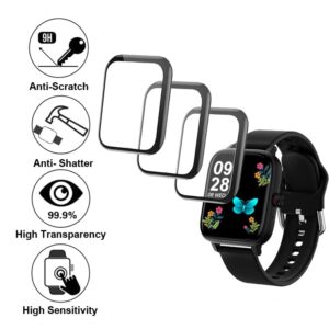 smaate 3D Screen Protector for i13, Compatible with Luoba i13 1.69” and TOZDTO BOFIDAR KAKTIN I13 1.7” Smartwatch, 3-Pack