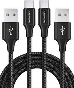 [10ft, 2-pack] usb c cable fast charging, long usb a to type c charger cable braided for samsung galaxy a10e a03s a13 a32 a50 a51 a52 a53 a71 note 20 10 9, s22 s21 s20 ultra s10 s10e s9, lg g8 moto g9
