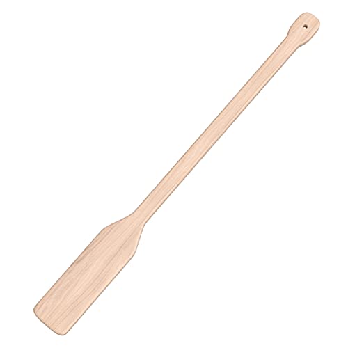 36 inch Large Wooden Mixing Stirring Paddle-Kitchen Accessories,Wood Mash Spoon for Cooking in Big Pot and Stockpots