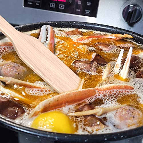 36 inch Large Wooden Mixing Stirring Paddle-Kitchen Accessories,Wood Mash Spoon for Cooking in Big Pot and Stockpots