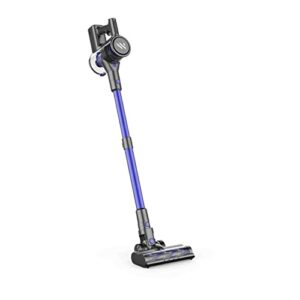 cordless vacuum, 23kpa powerful suction cordless vacuum cleaner with 250w brushless motor, 2 in 1 lightweight quiet with detachable battery runtime up to 35mins perfect for hardwood carpet pet hair
