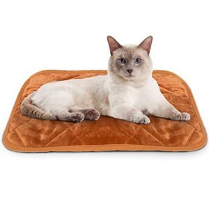 aupetek self-warming cat bed indoor/outdoor super soft self heating pet mat washable thermal pad for cat & dog……