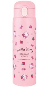everyday delights hello kitty stainless steel insulated water bottle pink 480ml