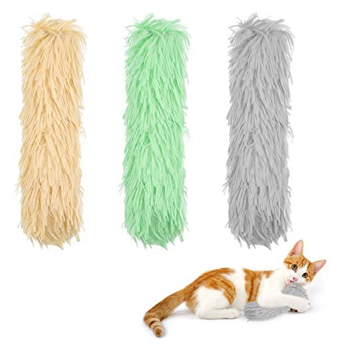 BOWINR 3 Pack Cat Toys Cat Pillows, Catnip Toys for Cats, Soft Durable Crinkle Sound Catnip Toys for Indoor Cats, Promotes Kitten Exercise