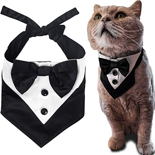 Odi Style Dog Tuxedo for Small Dogs - Cool Engagement Gift, Dog Wedding Attire Suit with Bow Tie, Dog Tux Wedding Costume Bandana Engagement Gifts, Wedding Gift Signs, Bridal Shower Photography Props