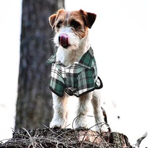 4 Pieces Dog Shirt Pet Plaid Shirt Medium Small Dog Plaid Polo Shirt Little Puppy T-Shirt Plaid Dog Shirt Classical Plaid Pet Clothes Cat T-Shirt Multi Colors for All Seasons (Small)