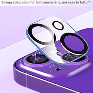 POROLIR [3 Pack Compatible for iPhone 14 Plus ＆ iPhone 14 Camera Lens Protector 9H Tempered Glass, Anti-Scratch, Ultra HD, Case Friendly Camera Covers for iPhone 14 6.1" and iPhone 14 Plus 6.7"