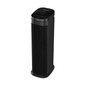 honeywell insight hepa air purifier with air quality indicator and auto mode, for large rooms (200 sq. ft), black - wildfire/smoke, pollen, pet dander, and dust air purifier,hpa180b