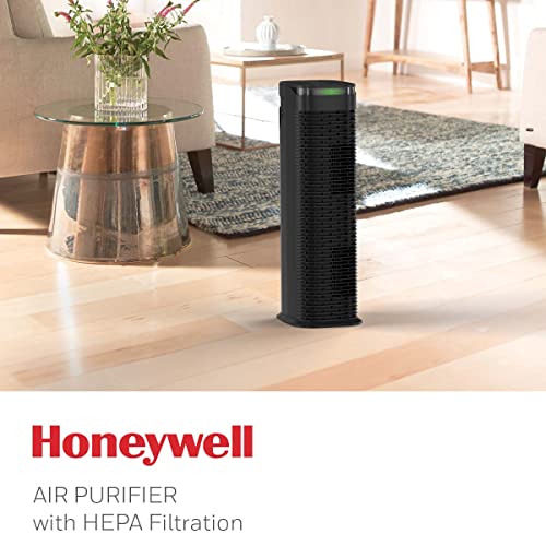 Honeywell InSight HEPA Air Purifier with Air Quality Indicator and Auto Mode, for Large Rooms (200 sq. ft), Black - Wildfire/Smoke, Pollen, Pet Dander, and Dust Air Purifier,HPA180B