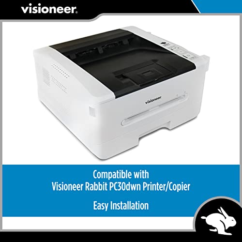 Visioneer Printer Toner Cartridge, Replacement Laser Printer Toner Refill Cartridge for Rabbit PC30dwn Laser Printer / Copy Machine, 3,000 Page Yield