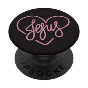 peony pink jesus faith christian bible verse popsockets swappable popgrip