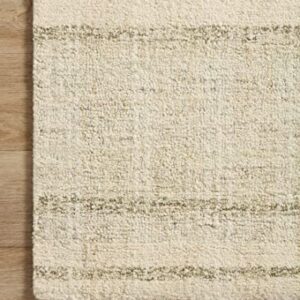 Loloi Chris Loves Julia x Loloi Chris Collection CHR-02 Natural/Sage 2'-6" x 7'-6" Runner Rug