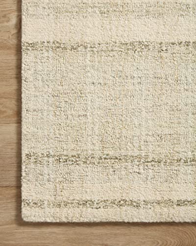 Loloi Chris Loves Julia x Loloi Chris Collection CHR-02 Natural/Sage 2'-6" x 7'-6" Runner Rug