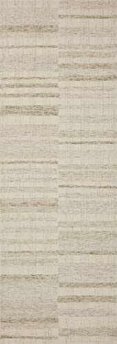 Loloi Chris Loves Julia x Loloi Chris Collection CHR-02 Natural/Sage 2'-6" x 7'-6" Runner Rug