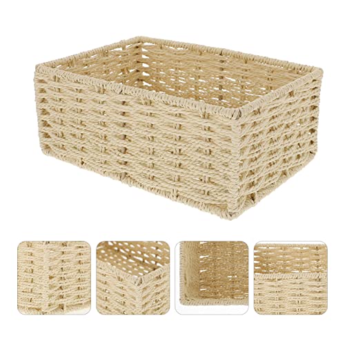 Woven Storage Basket Woven Storage Bins Rattan Storage Basket Baskets Square Storage Basket