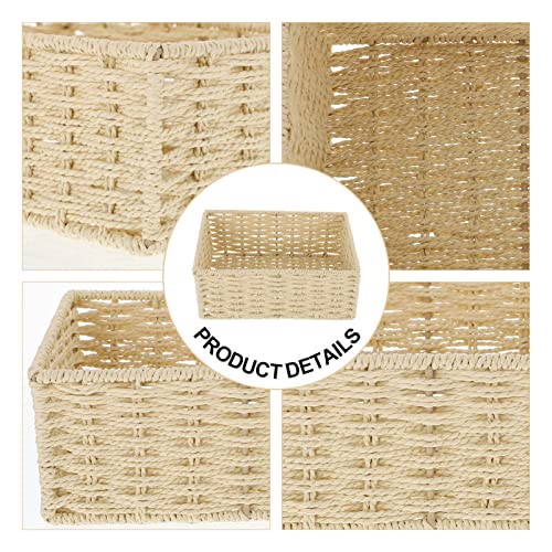 Woven Storage Basket Woven Storage Bins Rattan Storage Basket Baskets Square Storage Basket