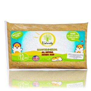 (12lb bag) hamster or gerbil bathing sand litter- all natural dry desert sand