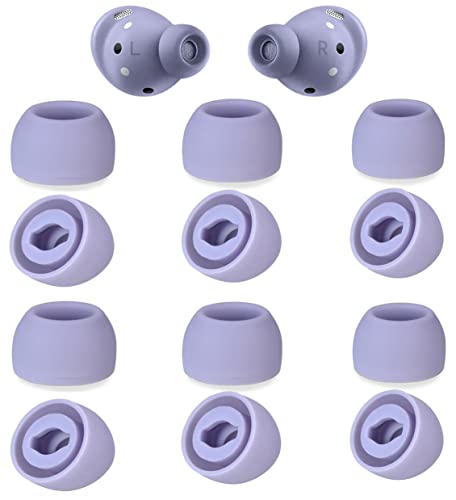 12 Pieces Replacement Galaxy Buds Pro Ear Tips,3 Size S/M/L Silicone Earbud Covers Fit in Case Compatible with Samsung Galaxy Buds Pro Teemade Flexible Earbuds Wing Silicone Rubber (Phantom Black)