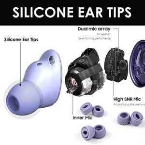 12 Pieces Replacement Galaxy Buds Pro Ear Tips,3 Size S/M/L Silicone Earbud Covers Fit in Case Compatible with Samsung Galaxy Buds Pro Teemade Flexible Earbuds Wing Silicone Rubber (Phantom Black)