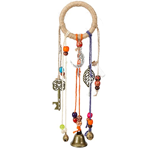 Witch Bells for Door Knob Protection - Wicca Altar Bell for Negative Energy Protection - Witches Bells Door Knob Decor - Bless Home with Positive Energy - Wiccan Bell Witch Protection Witchy Gifts