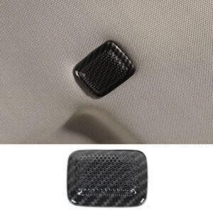 fit for chevrolet colorado 2014-2022 abs car roof microphone trim decorative cover interior car accessories (carbon fiber)