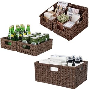 granny says bundle of 3 sets wicker storage baskets for organizing home
