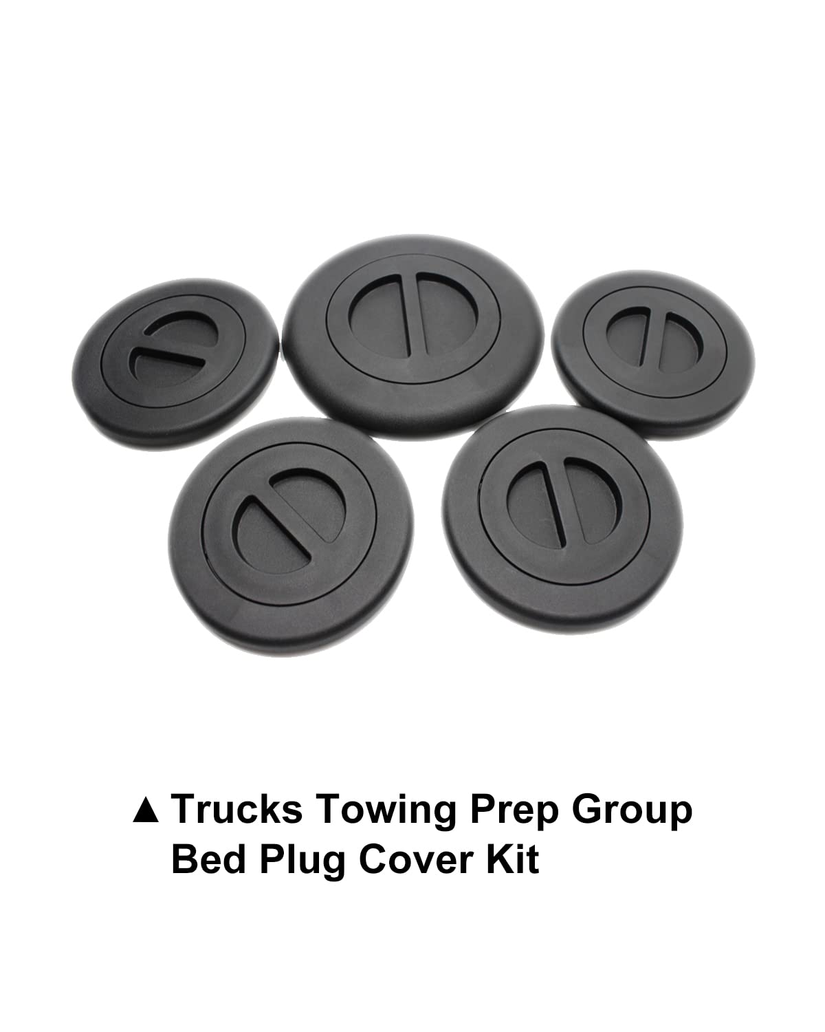 Trucks Towing Prep Group Bed Plug Cover Kit, Replace 68225506AA, Fit for Dodge Ram 2500 and 3500 Pickups 2014-2019, Trailer Tow Cover for Truck with 5th Wheel/Gooseneck Towing Setups