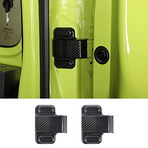 Fit for Suzuki Jimny 2019-2022 ABS Rear Door Tailgate Screw Protection Trim Decorative Cover Interior Car Accessories (Carbon Fiber)