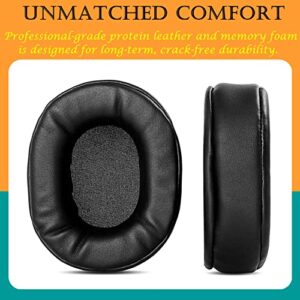 TaiZiChangQin TT-BH047 Ear Pads Cushion Memory Foam Replacement Earpads Compatible with Taotronics TT-BH047 SoundSurge 47 Headphone Protein Leather