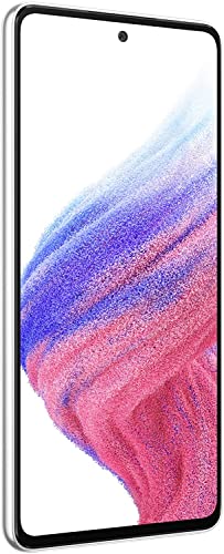 Samsung Galaxy A53 5G (SM-A536E/DS) Dual SIM,128 GB 6GB RAM, Factory Unlocked GSM, International Version - No Warranty - (Awesome White) (Renewed)