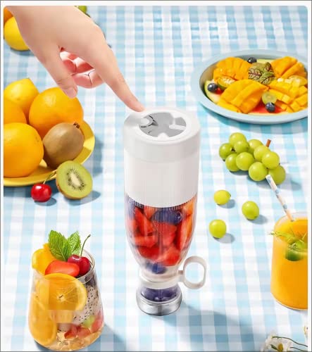 blender portable,fresh juice blender,personal blender (350ml, Deluxe (white))