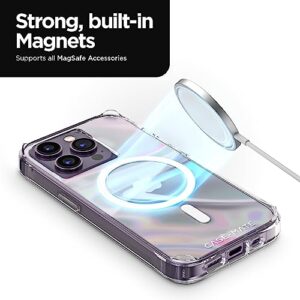 Case-Mate iPhone 14 Pro Case - Soap Bubble [10FT Drop Protection] [Compatible with MagSafe] Magnetic Cover with Iridescent Swirl Effect for iPhone 14 Pro 6.1", Anti-Scratch, Shock Absorbing