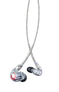 shure se846 pro gen 2 wired sound isolating earphones, secure in-ear earbuds, high-end professional sound, hi-def four drivers, upgraded sound filters, durable quality, customizable frequency - clear