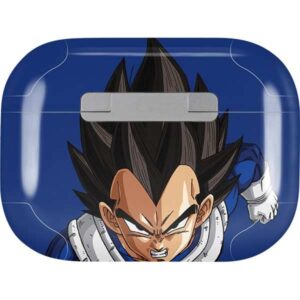 Skinit Decal Audio Skin Compatible with Apple AirPods Pro - Officially Licensed Dragon Ball Z Vegeta Saiyan Armor Design