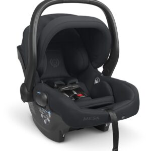 Vista V2 Stroller- Declan (Oat Melange/Silver/Chestnut Leather) + MESA V2 Infant Car Seat - Jake (Charcoal)