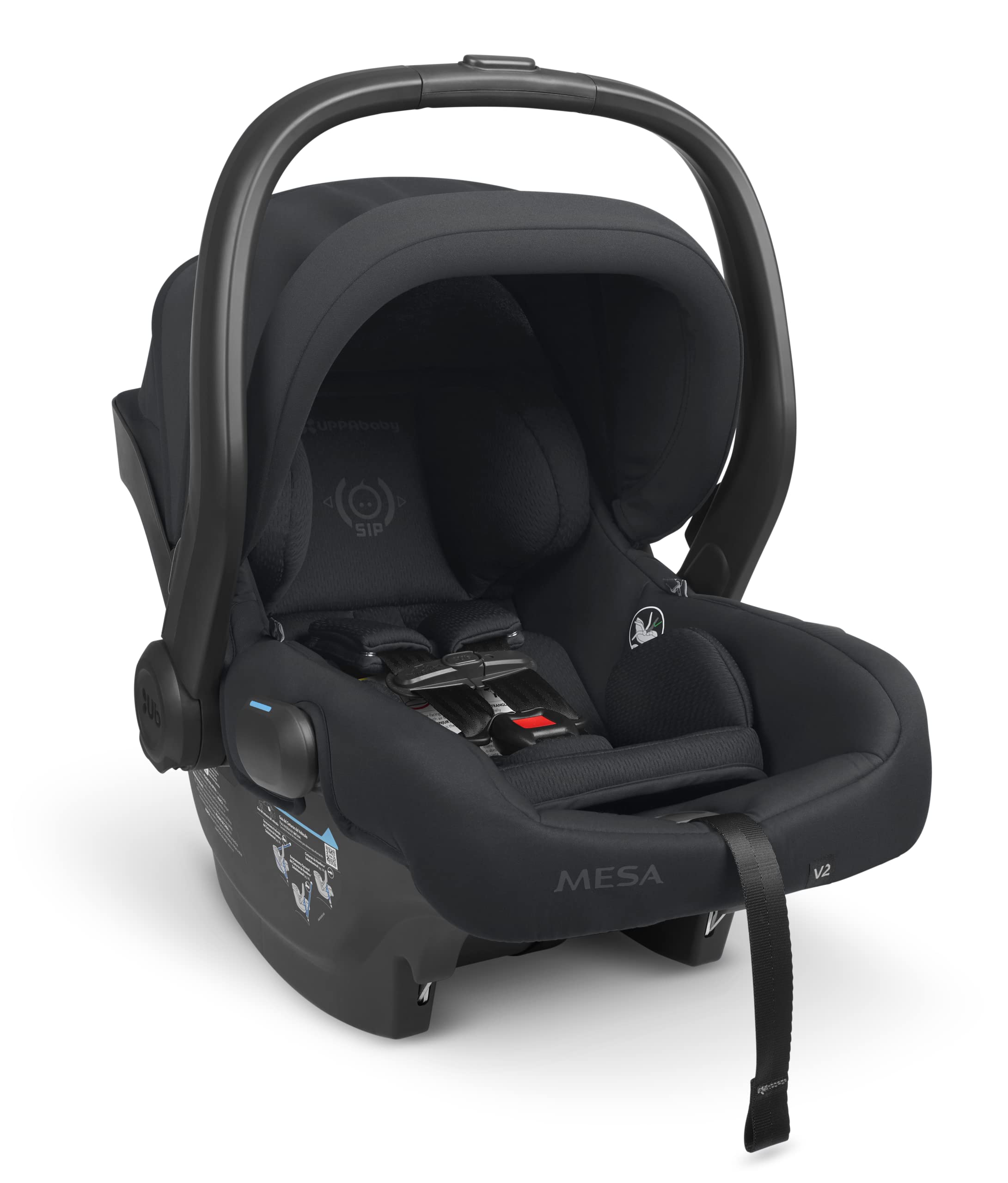 Vista V2 Stroller- Declan (Oat Melange/Silver/Chestnut Leather) + MESA V2 Infant Car Seat - Jake (Charcoal)