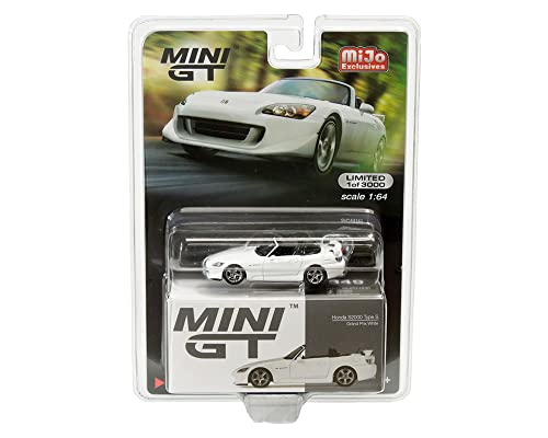 Mini GT 1:64 Honda S2000 AP2 Type S Grand Prix White 349 DIECAST Model MGT00349 True Scale Miniatures
