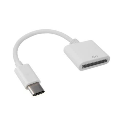 Oxherd for Apple 30pin Female to USB 3.1 Type-C USB-C Sync Data Charging Adapter Cable