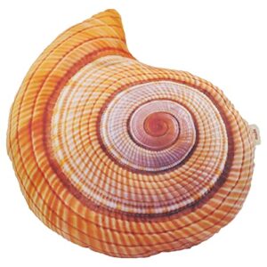 jianeexsq simulation marine beach sea snail conch shaped throw pillows plush cusion nap pillow home decorative accent cotton sofa bed chair seat cushion
