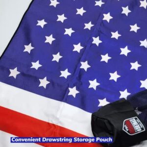 USA Flag Inspired, Quick Drying, Extra Large Sandfree American Flag Beach Towel - 71x35 Unique Design for Big Summer Fun, Perfect for Beach, Camping, Sports or Travel Accessories Towel.