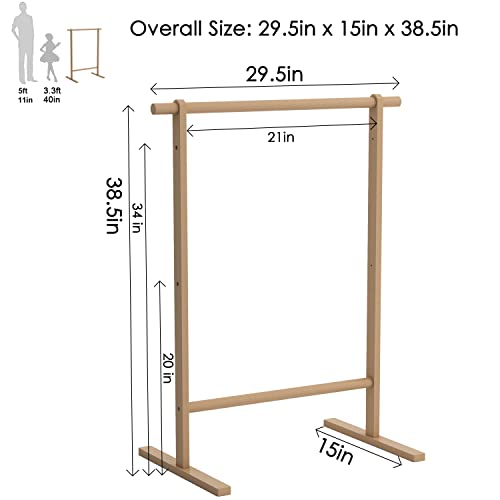 VOGUSLAND Dress up Rack, Child Garment Rack, Kids Clothing Rack for Small Space(29.5" W x 17.5" D x 38.5" H)