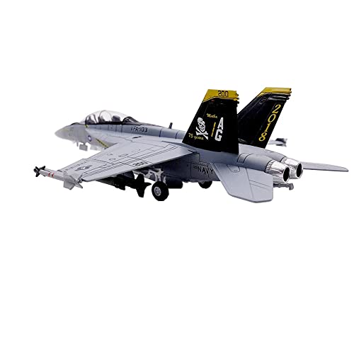 1/100 US Navy F/A-18F F-18 Super Hornet VF103 Fighter Aircraft Metal Military Diecast Plane Model for Collection or Gift