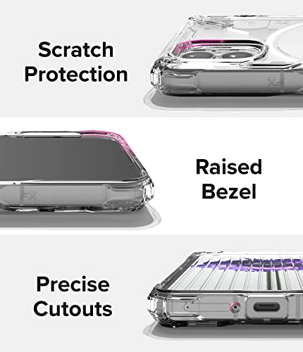 Ringke Fusion-X [Anti-Scratch Dual Coating] Compatible with Nothing Phone 1 Case, Transparent Augmented Bumper Shockproof Cover Designed for Nothing Phone (1) - Clear