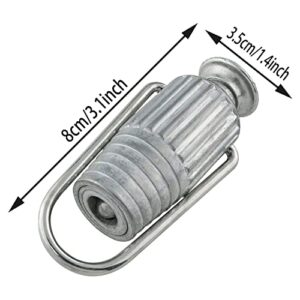 ZZLZX Clothesline Tightener Aluminium Sunline Line Tight Grips Tools for Pulleys and Fixed Clothes Lines Household Laundry Supplies, Aluminium Rope Tightener