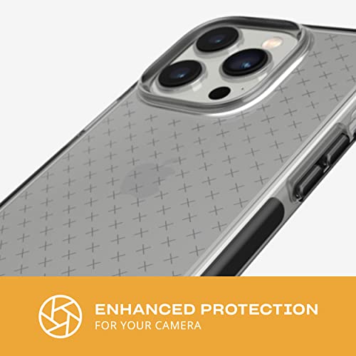 Tech21 iPhone 14 Pro Evo Check – Shock-Absorbing & Slim Protective Phone Case with 16ft FlexShock Multi-Drop Protection & Extra Buttons
